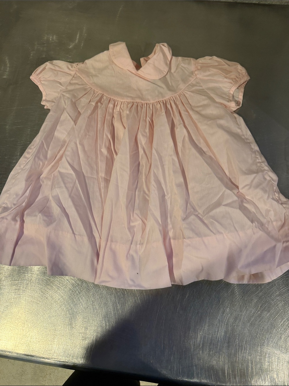 Saks Fifth Avenue Pink Girls' Pleated Peter Pan Collar Dress